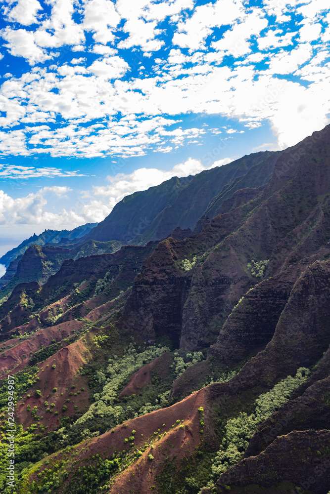 Naklejka premium Napali Küste in Kauai Hawaii