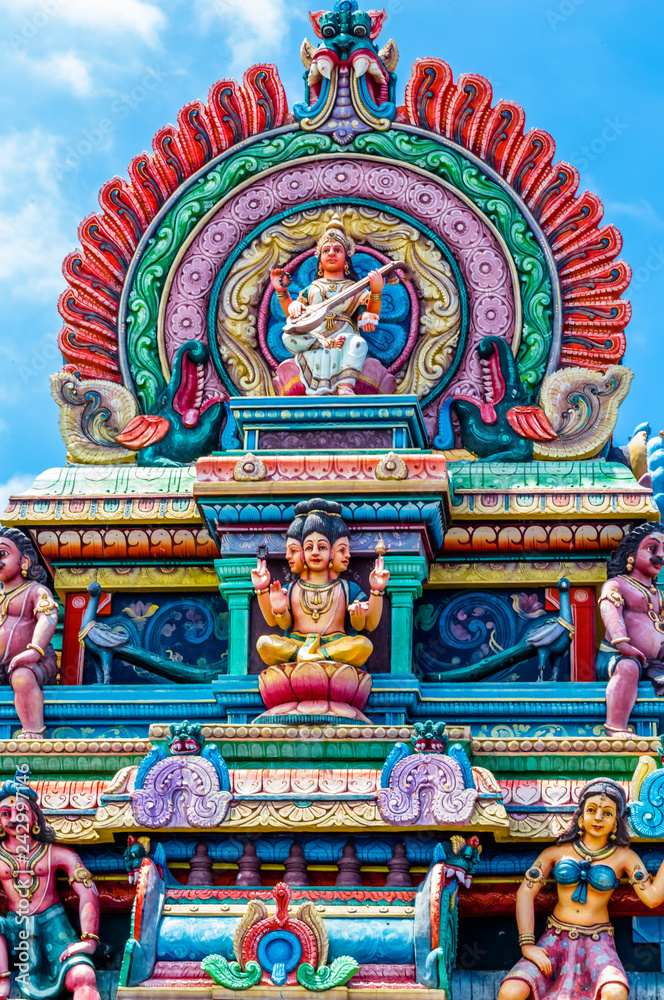 Fototapeta premium façade de temple Tamoul 