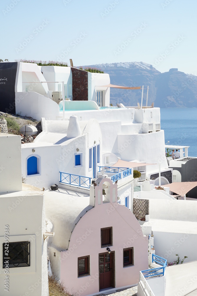 Chapel and houses of an Aegean Village