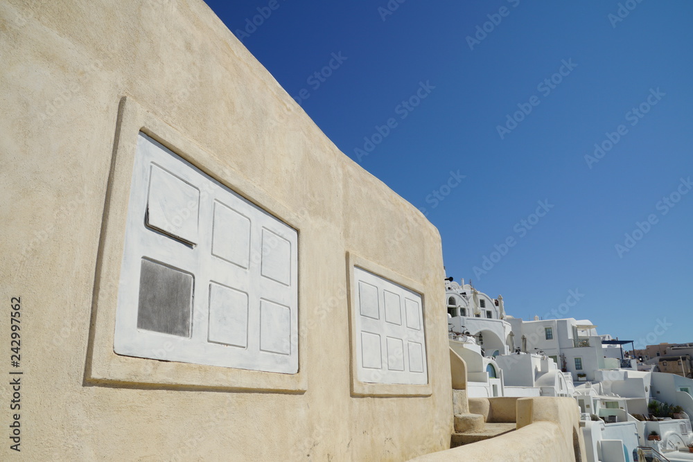 Santorini Village and Facade