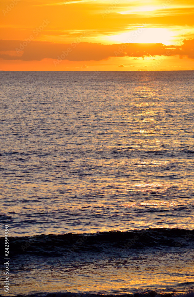 Sunset on the Algarve coast