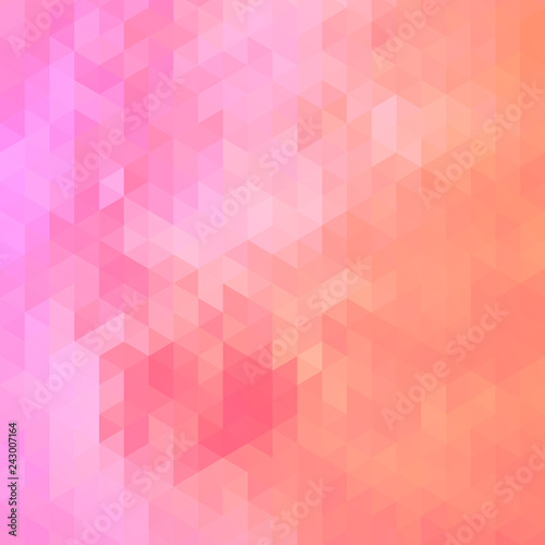 Light pink geometric background.