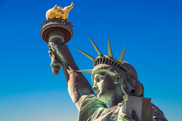 Handdoek met foto Vrijheidsbeeld Vrijheidsbeeld Amerikaans symbool New York  © travelview