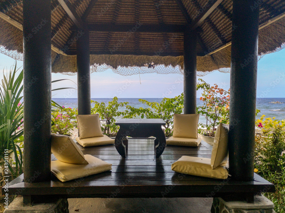 Fototapeta premium peaceful relaxing pavilion