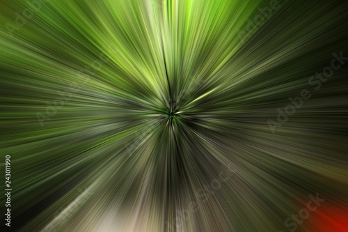 Grüner Hintergrund Strahlenförmig mit Sogwirkung