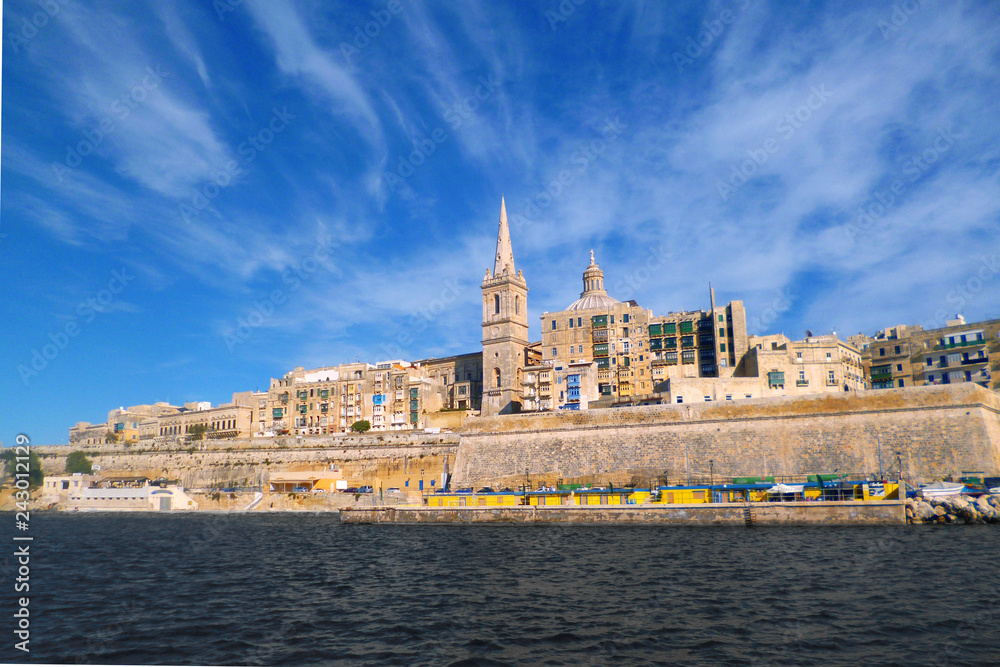 View of Valletta, the capital of Malta