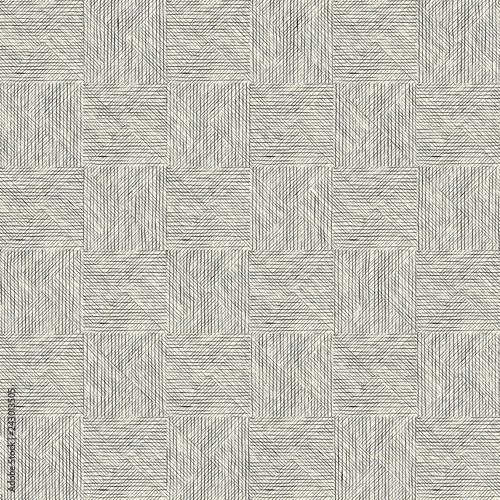 Abstract seamless vector background with hand drawn horizontal, vertical and diagonal stripes. Endless ornament for wallpaper and wrapping paper, simple monochrome texture.