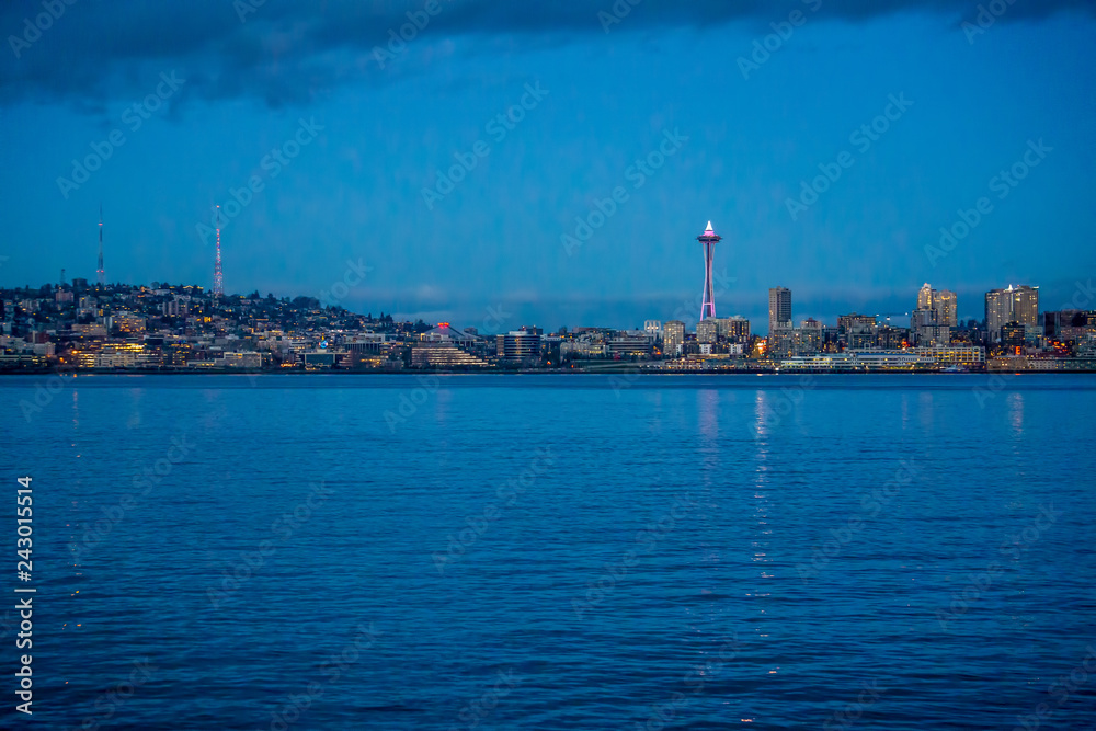 Evening Seattle Skyline 3