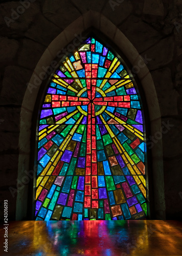 Little Church Stained Glass Window