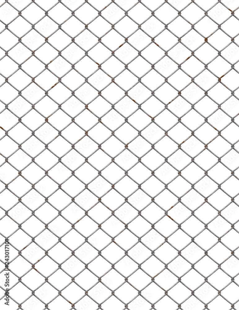 chainlink fence on white 27x35cm 300dpi chainlink fence on white 27x35cm 300dpi