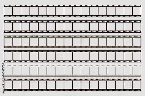 film strip logo . samples of video design.
