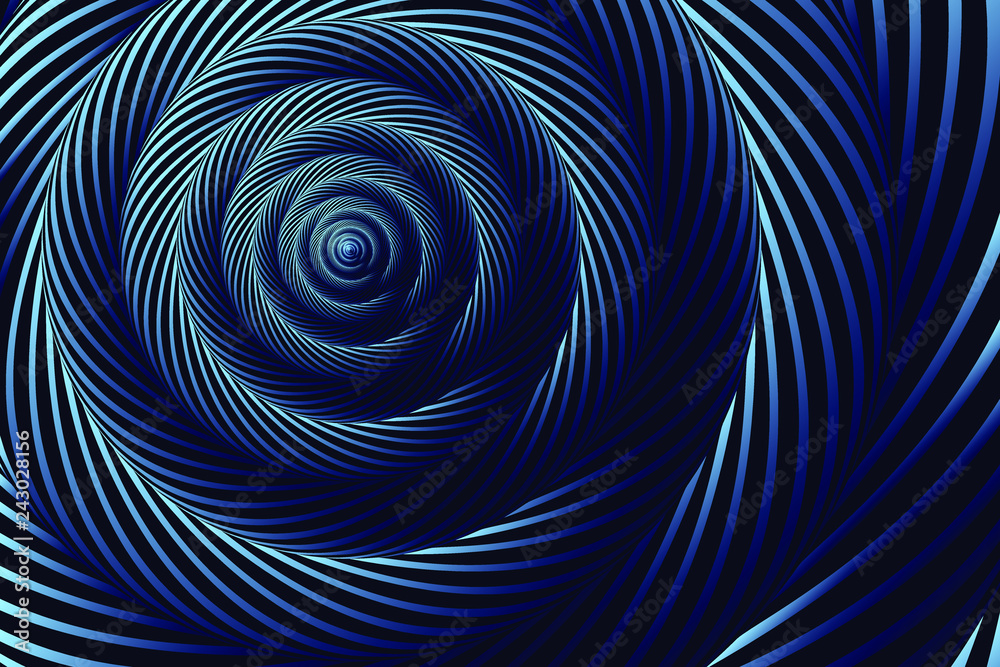3d abstract spiral background wallpaper Royalty Free Vector