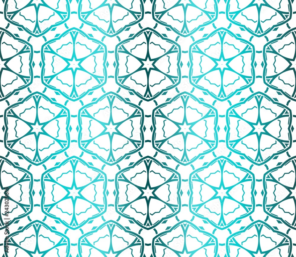 Abstract Vector Seamless Pattern With Abstract Geometric Style. Repeating Sample Figure And Line. For Fashion Interiors Design, Wallpaper, Textile Industry. Gradient color Abstract Vector Seamless Pattern With Abstract Geometric Style. Repeating Sample Figure And Line. For Fashion Interiors Design, Wallpaper, Textile Industry. Gradient color
