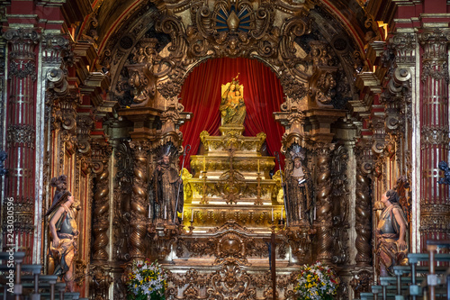 Colonial baroque art on Monastery of Saint Bento, Rio de Janeiro  © Alexandre