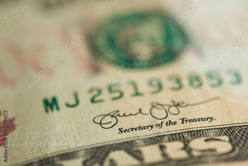 Macro of signature secretary of the treasury