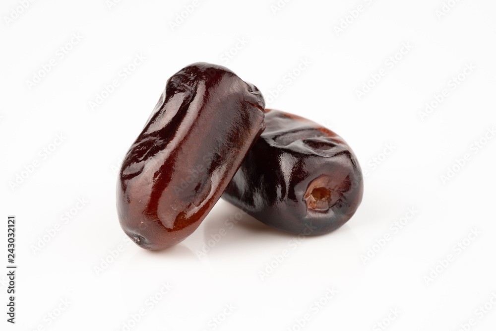 ripe date on white background ripe date on white background