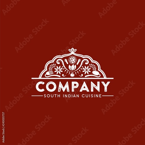 Indian food logo design