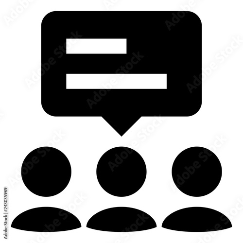 Represent Advocate Vector Icon