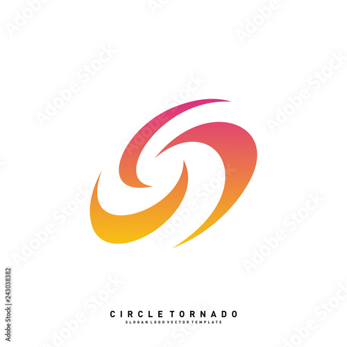 Vortex Logo Design Concept Vector. Hurricane Icon. Tornado Logo Symbol