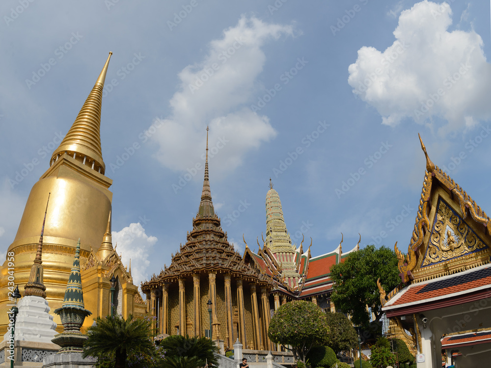 Phra Borom Maha Ratcha Wang o Gran Palacio Real en Bangkok, Tailandia