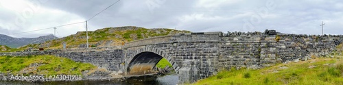 Panorama Shannon Bridge Ireland Brücke photo