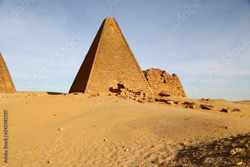  the   antique pyramids of the black pharaohs