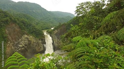 The San Rafael Waterfall, the tallest waterfall in Ecuador, with a height of 131 metres (430 ft) photo