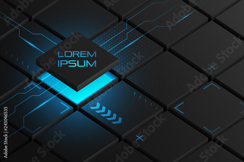 Technology electronic background