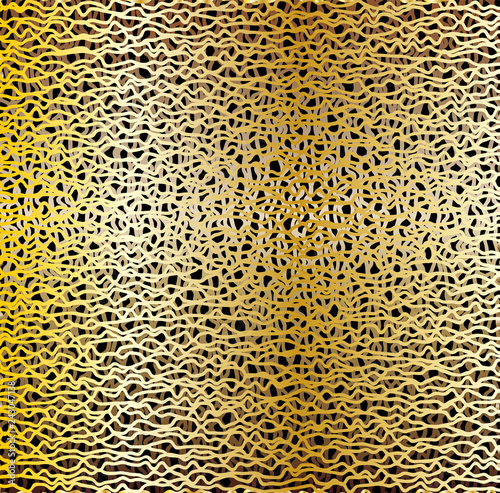 Metal gradient background. Abstract mesh or fiber texture. Intersecting broken lines. Industrial background.