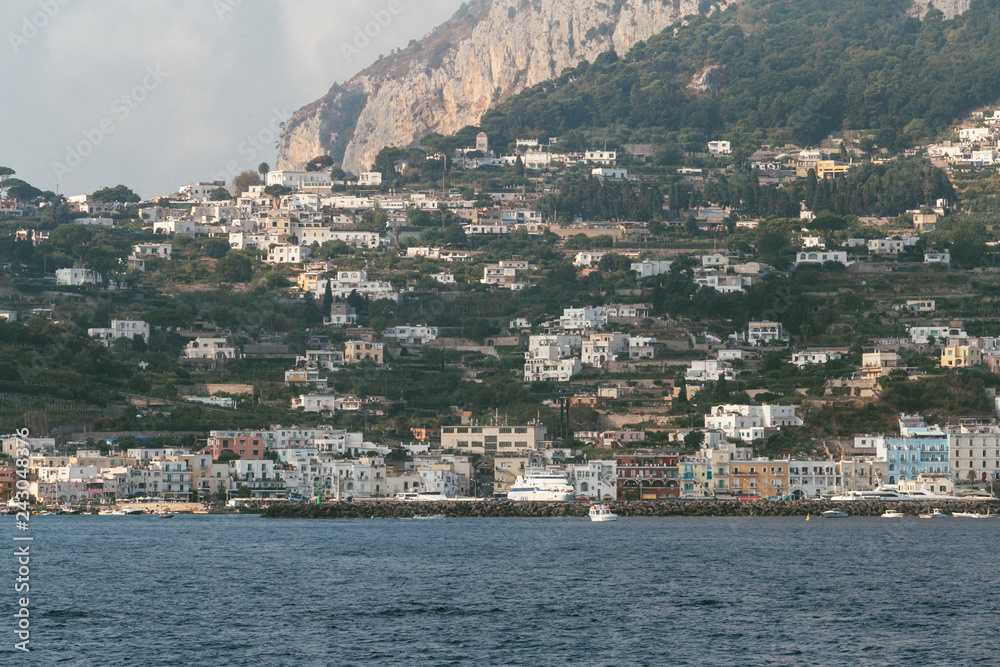 view of island Capri Italy