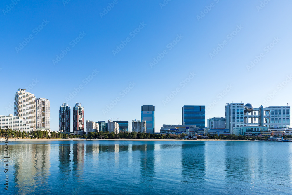 (東京都-都市風景)お台場海浜公園の風景８