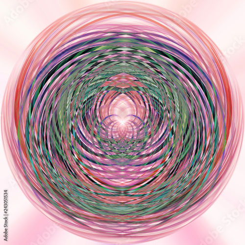 Spherical Grunge Background With Vintage Style Elements. Aged Mottled Backdrop. Color Paint Messy Pattern