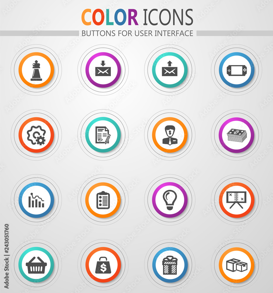 Marketing icons set