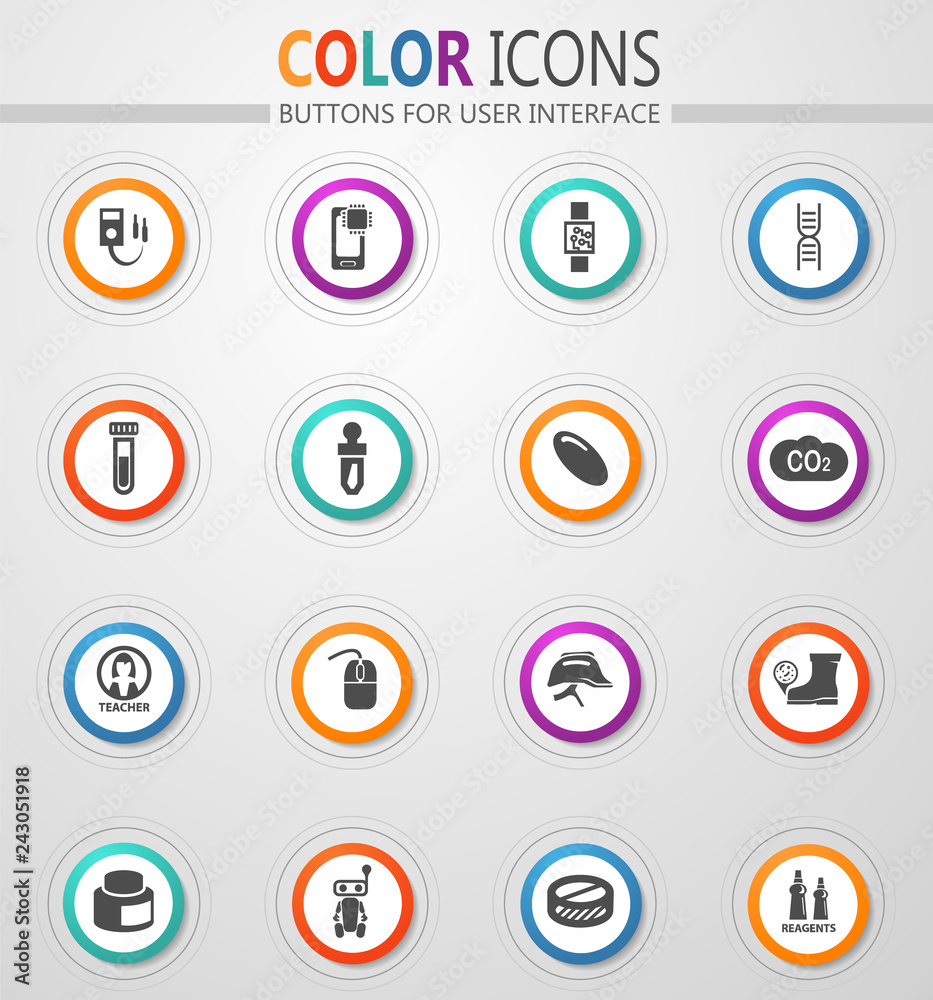 Science icons set Science icons set