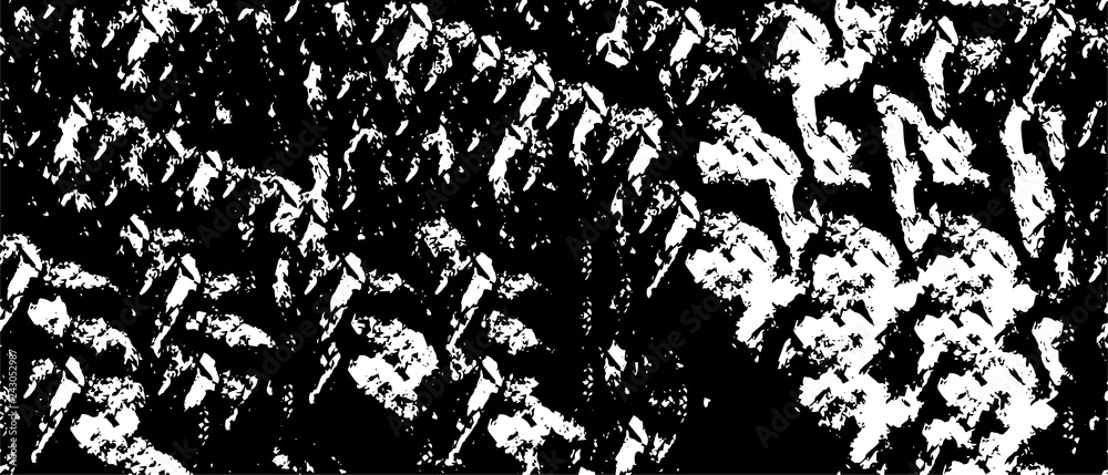 Old Ultrawide Grunge Seamless Black And White Texture. Dark Weathered Vector Overlay Pattern Sample. Widescreen Background Old Ultrawide Grunge Seamless Black And White Texture. Dark Weathered Vector Overlay Pattern Sample. Widescreen Background