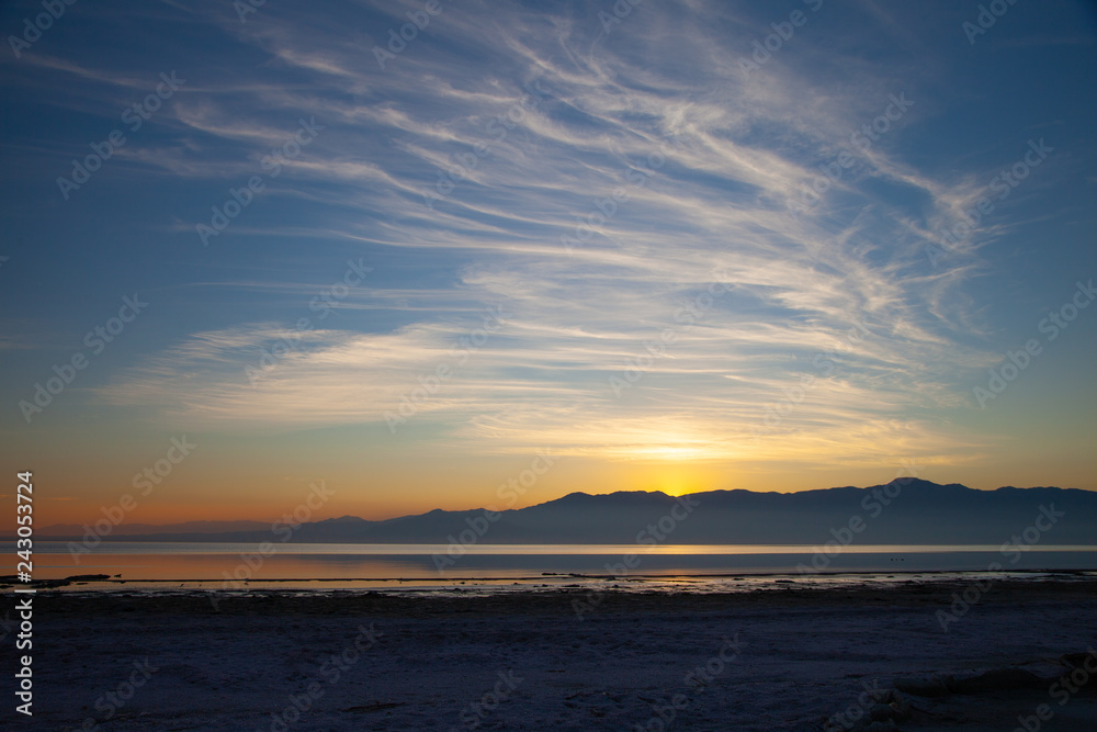 Sunset at the Salton Sea