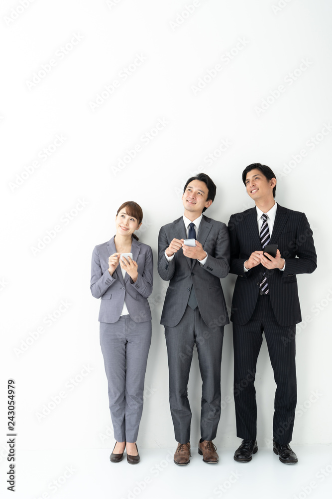 portrait of asian businessgroup on white background portrait of asian businessgroup on white background