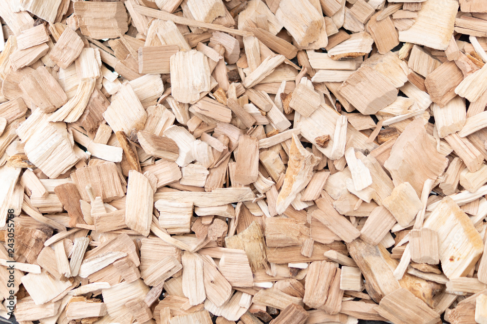 Grobe Holzspäne als Hintergrund - Textur Grobe Holzspäne als Hintergrund - Textur