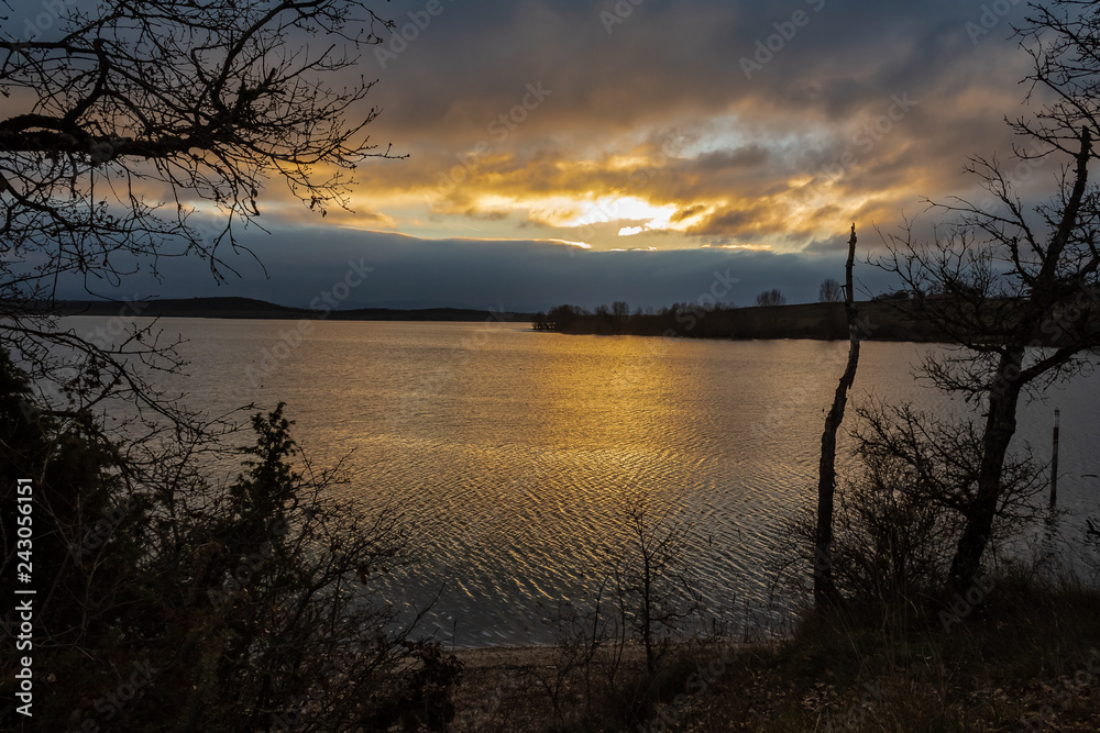 watching the sunset in the marsh of Ullibarri Gamboa watching the sunset in the marsh of Ullibarri Gamboa