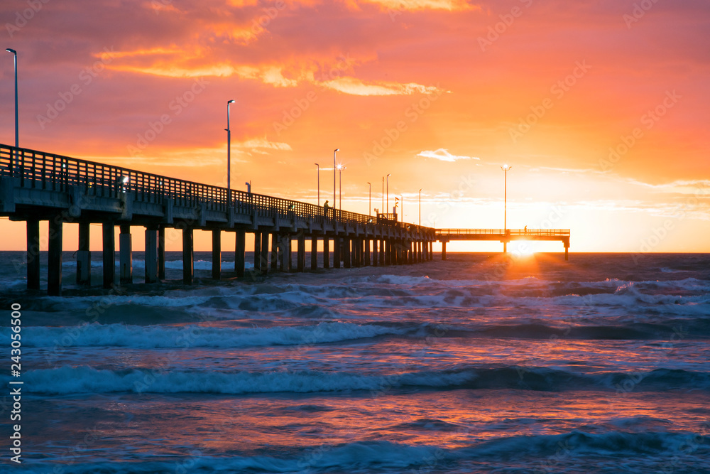 Sunrise at Bob Hall Pier