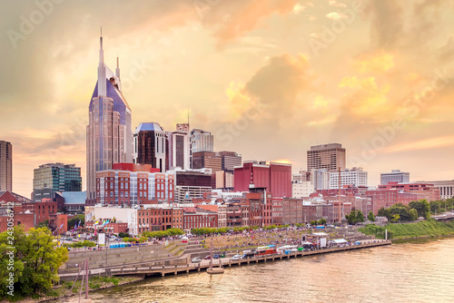 Nashville, Tennessee downtown skyline photo