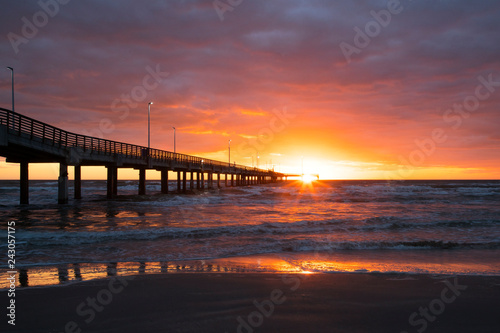 Sunrise at Bob Hall Pier © brent coulter