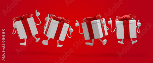 presents 3d-illustration