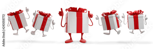 presents 3d-illustration