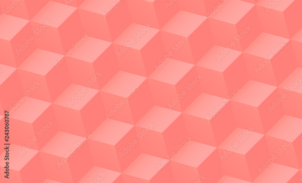 Abstract pink background with 3d cubes pattern. Abstract pink background with 3d cubes pattern.