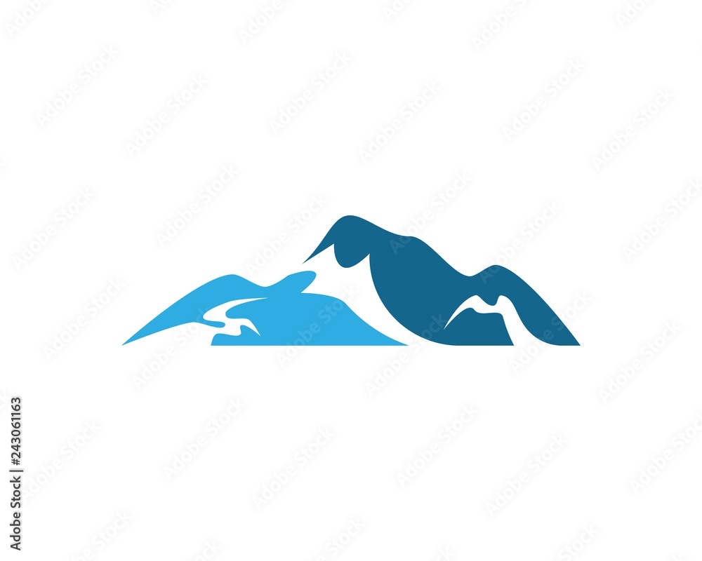 Fototapeta premium Mountains Logo