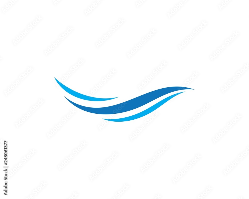 Water Wave symbol and icon Logo Template Water Wave symbol and icon Logo Template