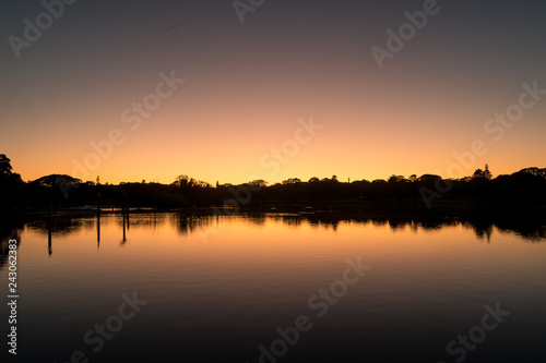 sunrise at a lake © Tim