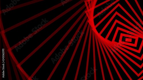 Hypnotic changing shapes seamless loop animation background. Illusion background, psychedelic background