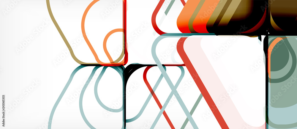 Geometric abstract background Geometric abstract background